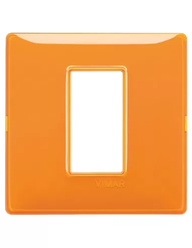 Vimar 14641.48 Placa 1 Reflex Naranja Módulos Serie Plana
