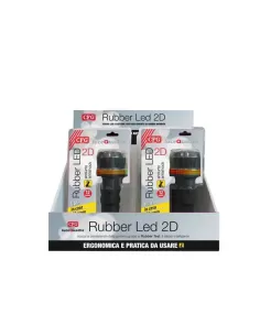 2D Cfgel022 LED flashlight, robust and resistant, perfect for any situation 2