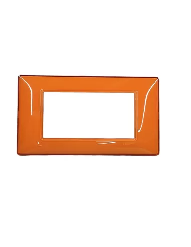 Vimar 14654.48 Placca 4 Moduli Reflex Arancio Vimar Serie Plana