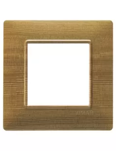 Vimar 14642.32 Plaque à 2 modules en technopolymère de sapin, série Vimar Plana