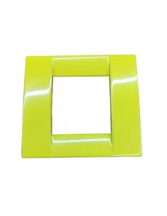 Vimar 17092.02 Plaque 1/2 modules avec module réduit Vimar Idea jaune