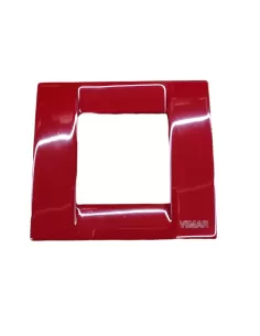 Vimar 17092.05 1-2 Module Plate Met Amaranth Vimar Idea Reduced Module