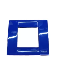Vimar 17092.12 Plaque 1/2 modules avec module réduit Vimar Idea bleu cobalt