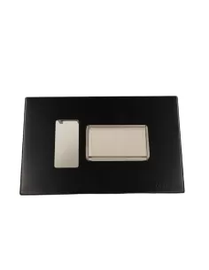 Vimar 08681.N Placa Soporte Serie 22 Pulsadores 10A 12-24V Negro