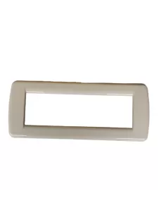 Vimar Idea 16756.09 Rondo' Plate 6 Places Met Sand