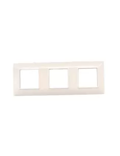 Vimar 14644.01 Plaque 6 modules (2+2+2) Int71 Blanc