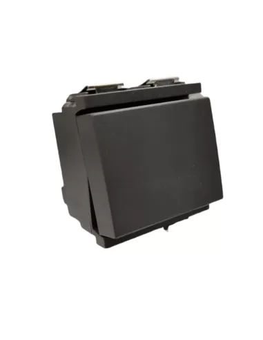 Vimar 17001.G Interruttore 1P 16Ax Grigio Idea Ridotto compatibile solo con supporti 2 Moduli