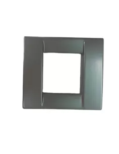 Vimar 17092.29 Plaque Classique 1-2 Modules Essence Métallique Micalisée
