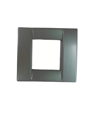 Vimar 17092.29 Classic Plaque 1-2 Modules Pétrole Métal Mica