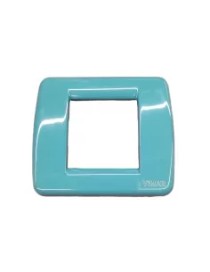 Vimar 17093.06 Assiette ronde 1-2 modules Turquoise