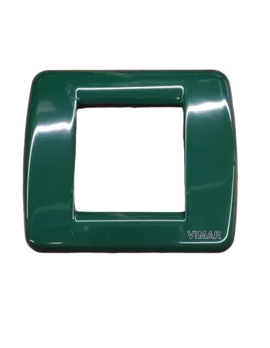 Vimar 17093.07 Rond� Plate 1-2 Modules Forest Green