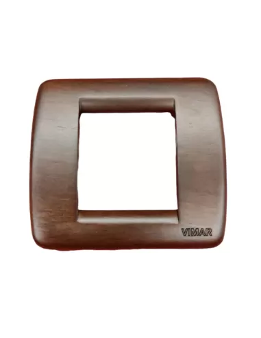 Vimar 17093.55 Rondo plate 1-2 modules walnut