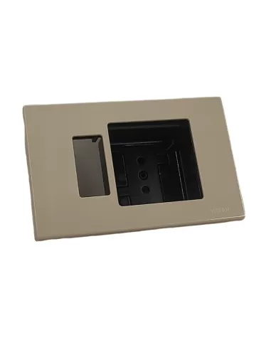 Vimar 08691.A Douille de lampe torche avec plaque ivoire