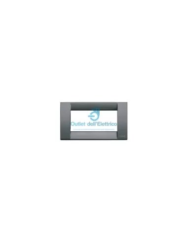 Vimar Idea Classic Plate 4 Module Anthrazit 16734.23