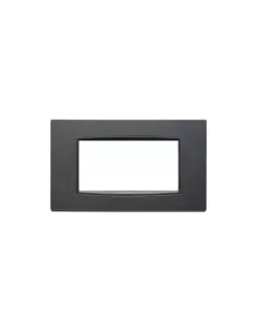Vimar 20654.15 Eikon Classic Plate 4 Module Anthrazit Matt