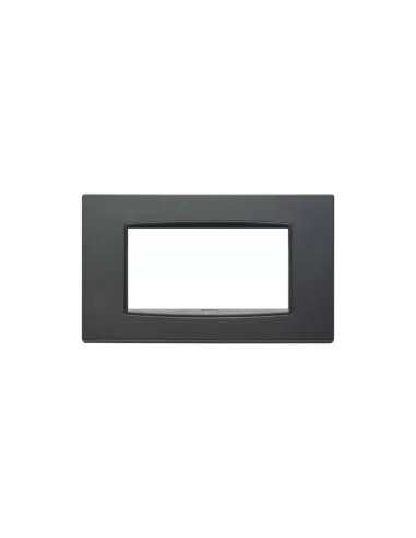 Vimar 20654.15 Eikon Classic Plate 4 Module Anthrazit Matt
