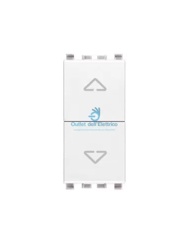 Vimar 20062.B Two Interlocked Buttons No+No 10A White