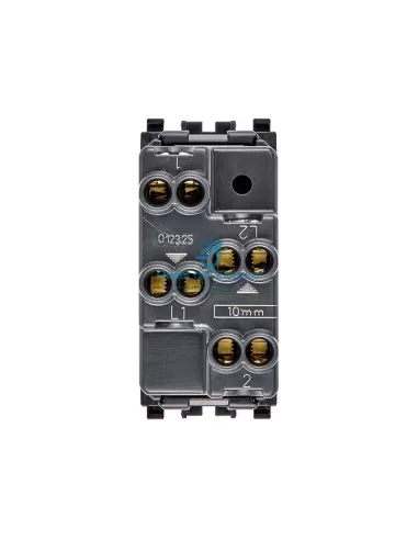 Vimar 20062.B Due Pulsanti Interbloccati No+No 10A Bianco