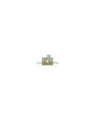 Vimar 08535.BR Bronze 1-hole plate for rectangular boxes