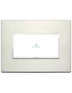 Vimar 21654.08 Plaque Evo en titane 4 modules