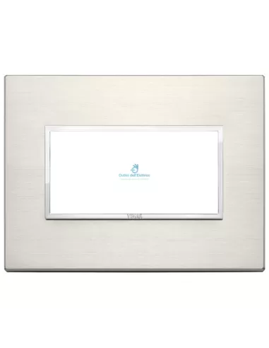 Vimar 21654.08 Plaque Evo en titane 4 modules