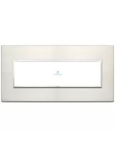 Vimar 21657.08 Placa Titanio Evo 7 módulos