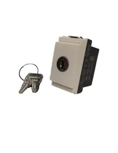 Vimar Idea 16180.B 1P N° 16A Bouton-clé Blanc