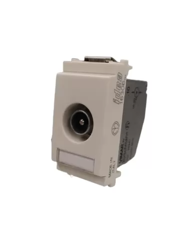 Vimar Idea 16306.10.B Toma pasante TV-RD-Sat blanca
