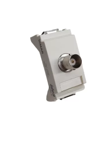 Vimar Idea 16350.SB Bnc-Anschlussbuchse, gelötete Kabel, weiß