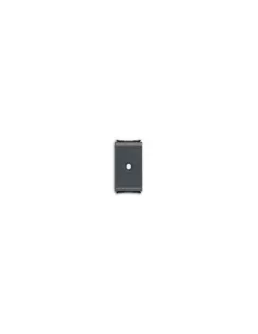 Abb elos 1-place hole cover with cable exit hole