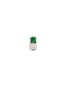 Bouton clair 1p 16a sans diffuseur vert 2csk1025ch