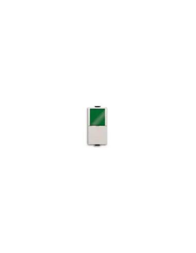 Bouton transparent Abb 1p 16a sans diffuseur vert 2csk1025ch
