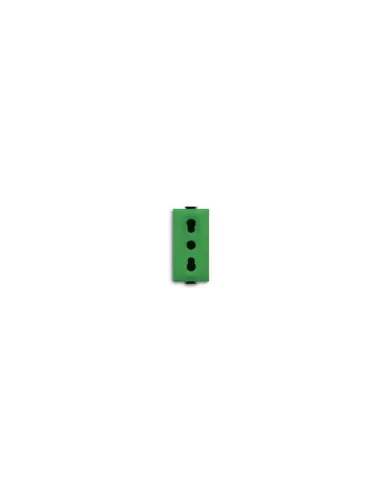 Abb clear bivalent socket 2p t 10//16a green 2csk1105ch