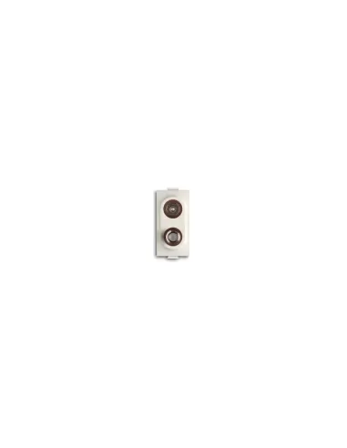 Abb clair coaxial demix prise pass-through conn m//f 10db 2csk1130ch