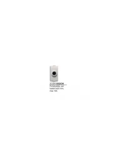 Abb portafusibile 1 modulo  fusibili 5x20mm 2csk1302ch serie chiara