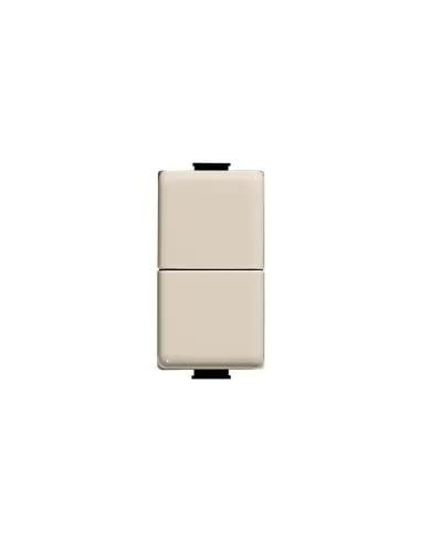 Bticino magic tt matix ivoire double bouton 1p no a5055