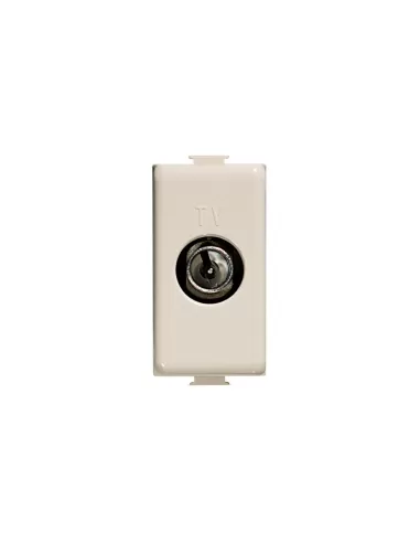 Bticino magic tt matix ivory pass-through TV socket terminal a5173pt
