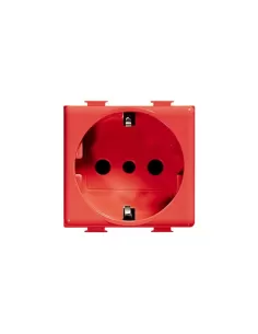 Bticino magic tt matix ivoire prise unel type p30 rouge a5440//3r