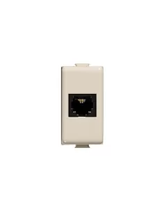 Bticino magic tt matix ivoire connecteur rj11 à pince a5982