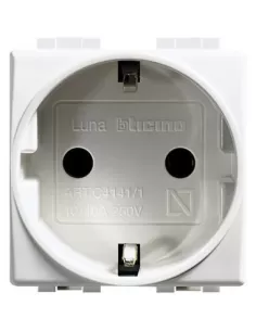 Bticino luna unel socket 2p t 16a c4141