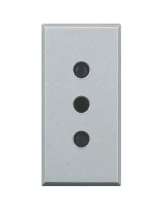 Prise transparente Bticino axolute 2P T 10A 250V HC4113