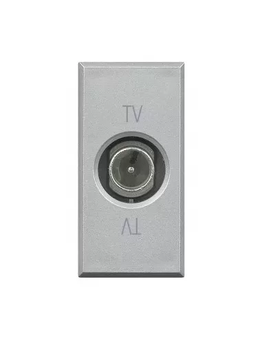 Prise TV traversante directionnelle transparente Bticino Axolute hc4202p