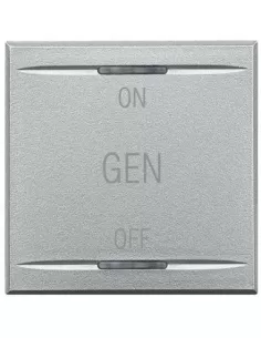 Cubierta transparente Bticino Axolute, encendido y apagado, gen 2, mod hc4911//2af