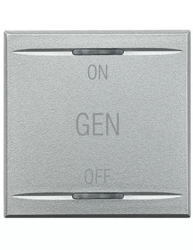 Cubierta transparente Bticino Axolute, encendido y apagado, gen 2, mod hc4911//2af