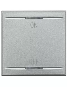 Bticino axolute clear on off tapa de llave 2 mod hc4911//2ag