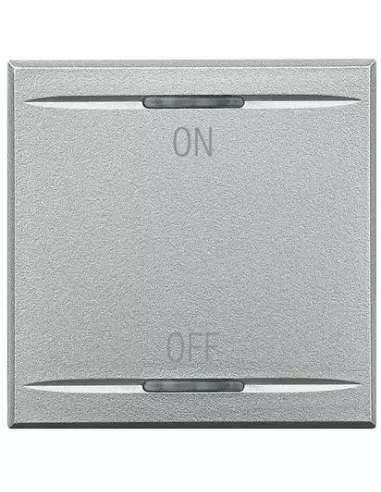 Bticino axolute clear on off key cover 2 mod hc4911//2ag