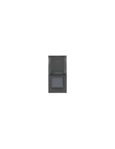 Bticino axolute dark btnet rj45 cat6 utp hs4262//6 socket rj45 utp cat 6