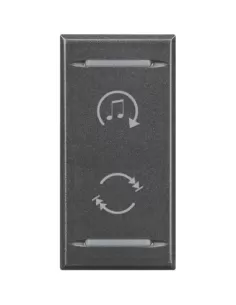 Bticino axolute dark keycap sonido diff hs4911bf