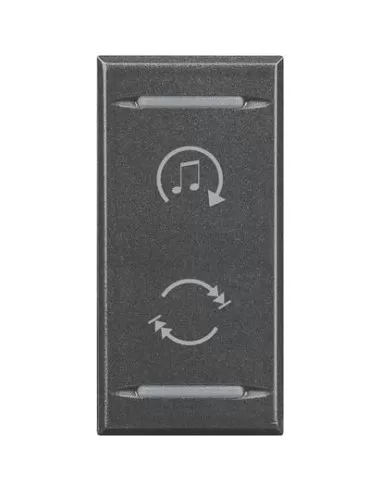 Bticino axolute dark keycap sonido diff hs4911bf