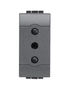 Toma de corriente Bticino 2p t 10a 250v Living International L4113